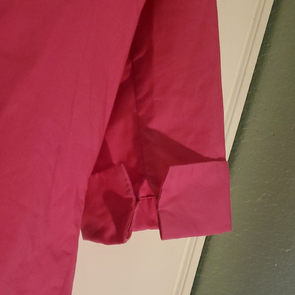 Worthington Pink Petite Button-Up Blouse - Picture 3 of 4